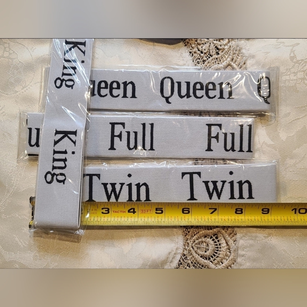 Bed Sheet Organizer Bands, Elastic Bed Sheet Storage Sheet Keepers Straps ~Read